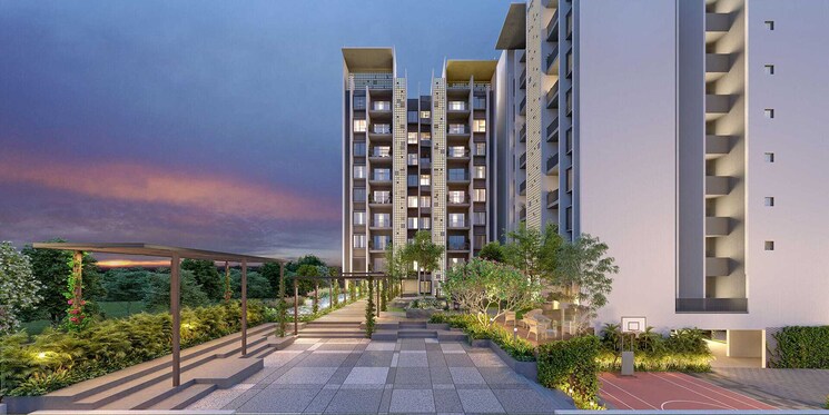 Exterior View, rohan-abhilasha 3 Bedroom 1100 Sq.Ft. Apartment In Wagholi Pune 7513412