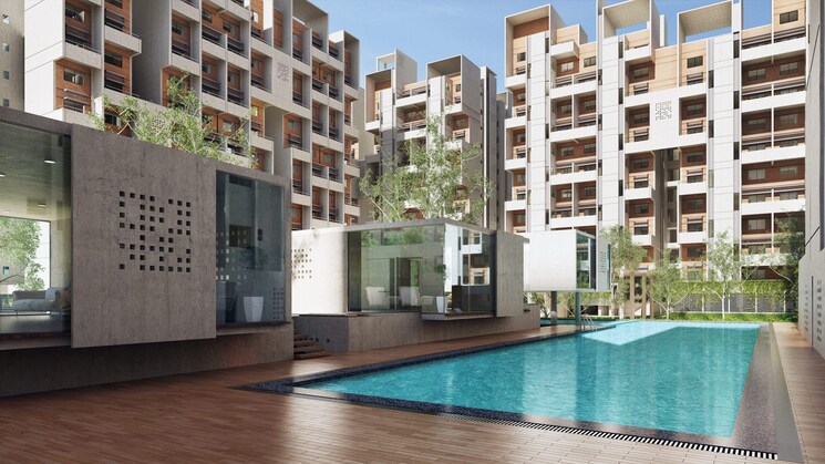 Exterior View, rohan-abhilasha 3 Bedroom 1100 Sq.Ft. Apartment In Wagholi Pune 7513412