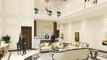 Living Room in 3.5 BHK Apartment at Vip Road – for Sale