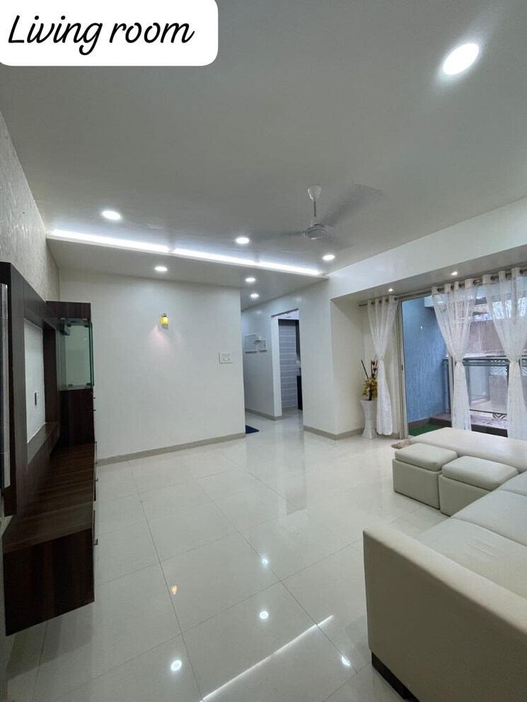 Living Room, omkar-veda-exclusive 2 Bedroom 800 Sq.Ft. Apartment In Parel Mumbai 7514818