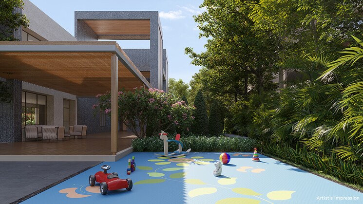 Garden, kolte-patil-springshire 3 Bedroom 1028 Sq.Ft. Apartment In Wagholi Pune 7514796