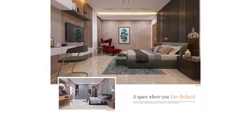 Living Room in 3 BHK Apartment at Puppalaguda – for Sale