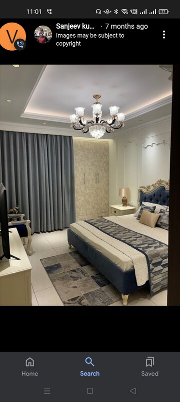 Bedroom in 3 BHK Apartment at Aura Gazania, Nabha – for Sale