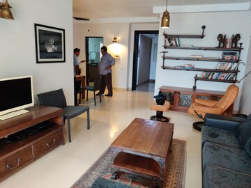 Living Room in 3 BHK Apartment at Marine Drive – for Sale