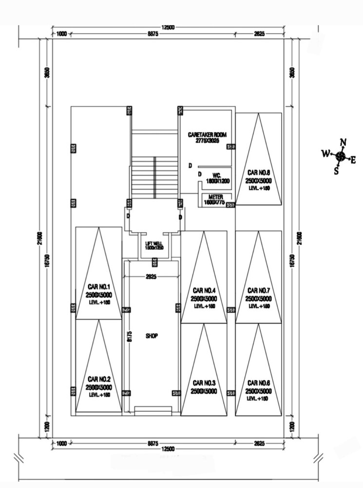 Floor Plan, new town action area iii 2 Bedroom 990 Sq.Ft. Apartment In New Town Action AreA Iii Kolkata 7516699