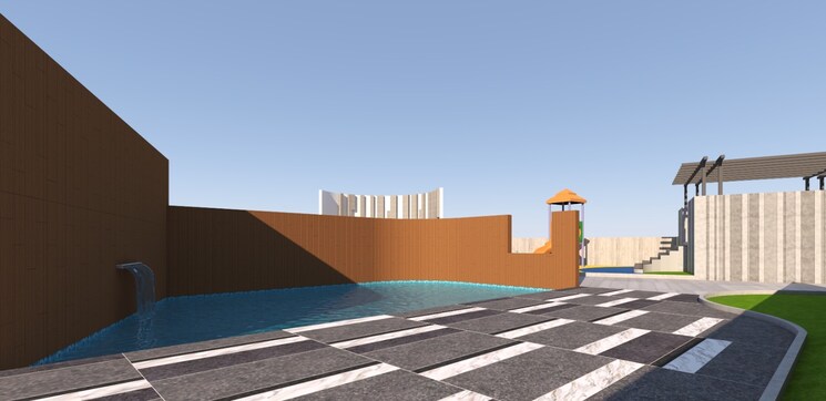 Swimming Pool, kt-skylight 2 Bedroom 447 Sq.Ft. Builder Floor In Themghar Thane 7517541