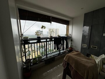 Balcony in 3 BHK Apartment at SMR Vinay Iconia Hyderabad, Kondapur – for Sale