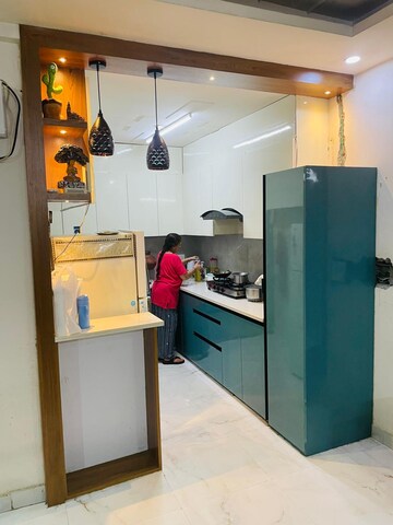 Kitchen in 3 BHK Builder Floor at Sector 7 – for Sale