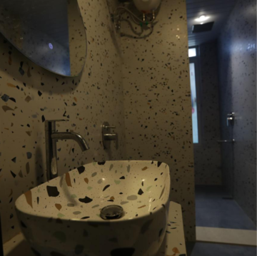Bathroom in 3 BHK Apartment at Balaji Delta Central, Sector 23 – for Sale