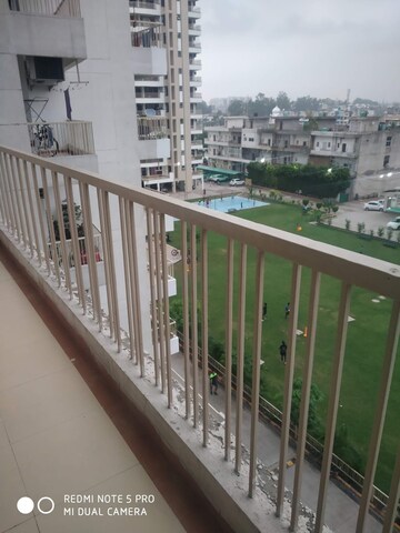 Balcony in 3 BHK Apartment at Golden Sand Apartments, Dhakoli Village – for Sale