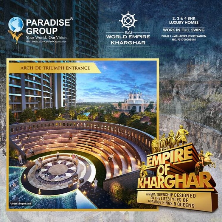 Exterior View, paradise-sai-world-empire 2 Bedroom 1415 Sq.Ft. Apartment In Kharghar Navi Mumbai 7520477