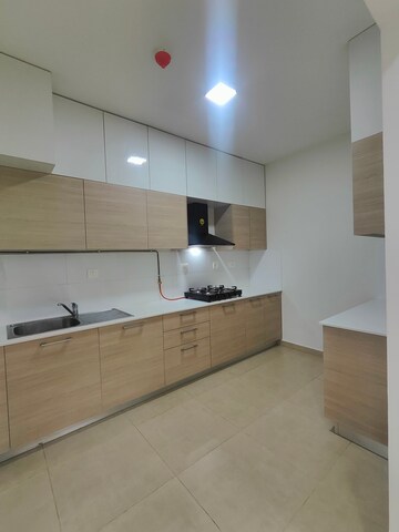 Bathroom in 3 BHK Apartment at Bhartiya Nikoo Homes Phase 2, Thanisandra Main Road – for Rent