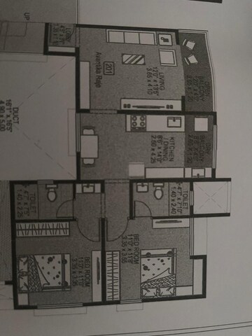 Floor Plan in 5 BHK Apartment at Magarpatta City – for Sale