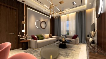 Living Room in 3 BHK Apartment at Ambala Highway – for Sale