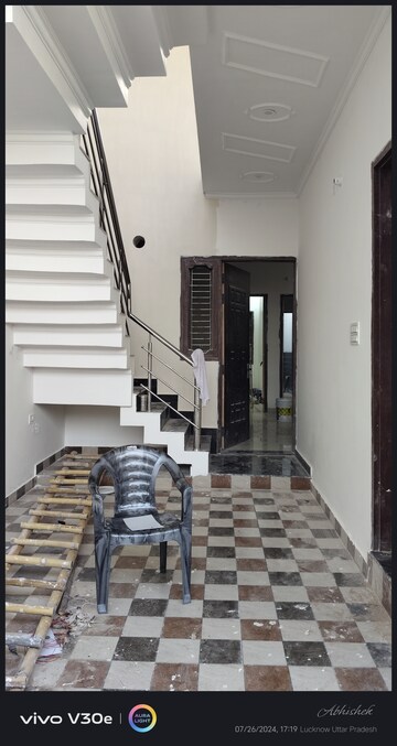 Staircase in 3 BHK Independent House at Jankipuram Extension – for Sale