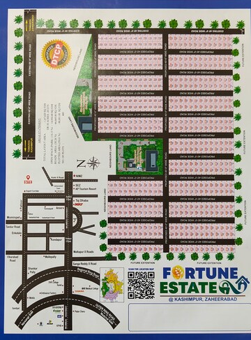  Plot – Map Location View at Zahirabad - for Sale