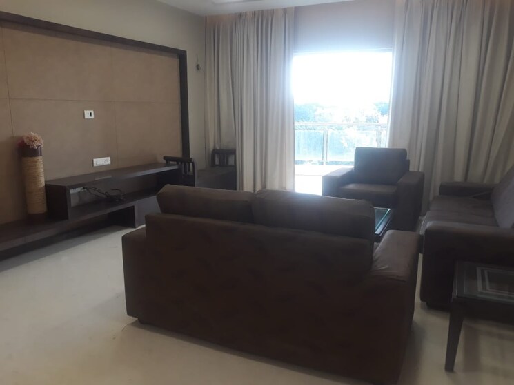 Living Room, clover-palisades 4 Bedroom 3200 Sq.Ft. Apartment In Kondhwa Pune 7524145