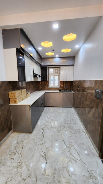 Kitchen in 3 BHK Builder Floor at Uttam Nagar – for Sale