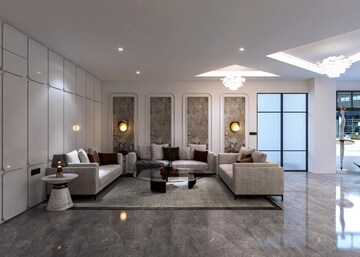 Living Room in 3 BHK Apartment at Terraza Greens, Mansarovar – for Sale