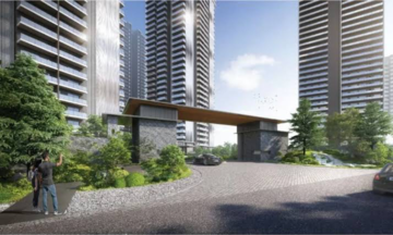 2 BHK Apartment – Exterior View View at Krisumi Waterside Residences, Sector 36a - for Sale