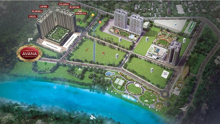Master Plan, regency-antilia-phase-v-avana 1 Bedroom 517 Sq.Ft. Apartment In Ulhasnagar Thane 7526569