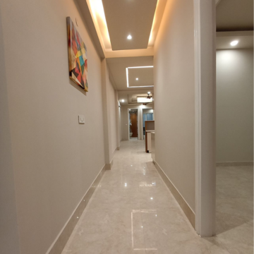 Building Lobby in 3 BHK Builder Floor at Chattarpur – for Sale