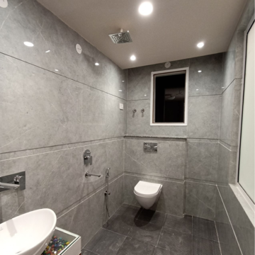 Bathroom in 3 BHK Builder Floor at Chattarpur – for Sale