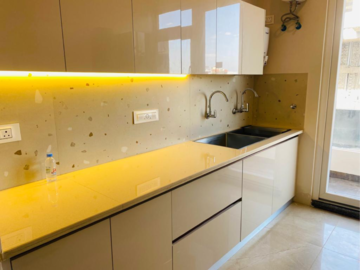 Kitchen in 3 BHK Apartment at Patiala Road – for Sale