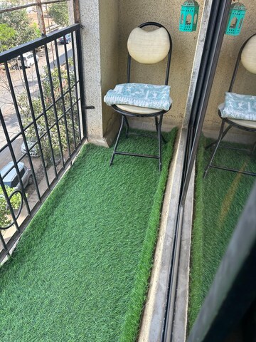 Balcony in 2 BHK Apartment at Kauls Heritage City Apartment, Vasai West – for Sale
