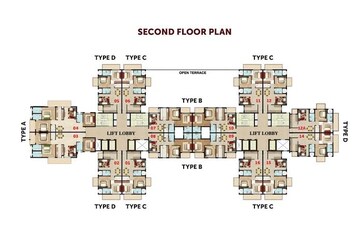 Master Plan in 2 BHK Apartment at Omaxe Hazratganj Residency, Gomti Nagar – for Sale