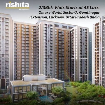 2 BHK Apartment – Exterior View View at Rishita Manhattan, Gomti Nagar - for Sale