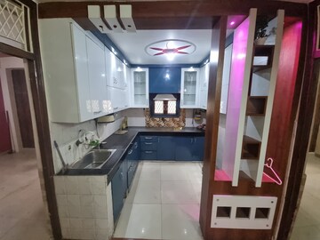 Kitchen in 3 BHK Builder Floor at Shalimar Garden – for Sale