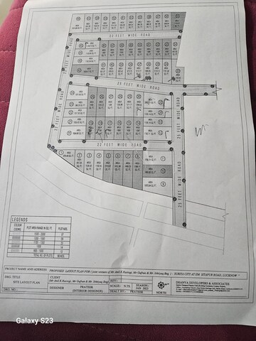 Plot – Map Location View at Aliganj - for Sale