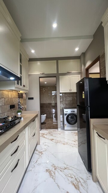 Kitchen in 2 BHK Apartment at Laukik Balaji Classica, Usarghar Gaon – for Sale