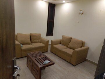 Living Room in 1.5 BHK Builder Floor at Chattarpur – for Sale