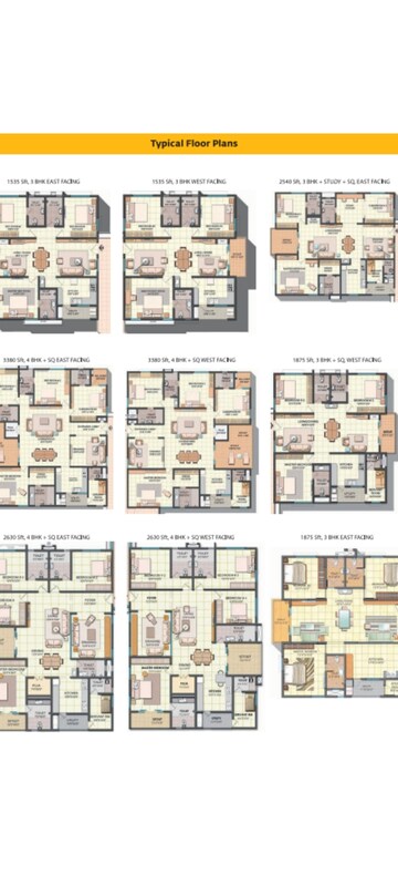 Master Plan in 3 BHK Apartment at Narsingi – for Sale