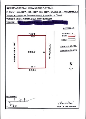 Plot For Resale in Pasumamula Hyderabad  7529621