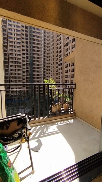 Balcony in 2 BHK Apartment at Raunak City, Kalyan West – for Sale