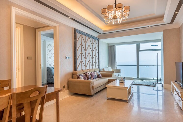 Living Room, twin-towers 4 Bedroom 2300 Sq.Ft. Apartment In Prabhadevi Mumbai 7532184