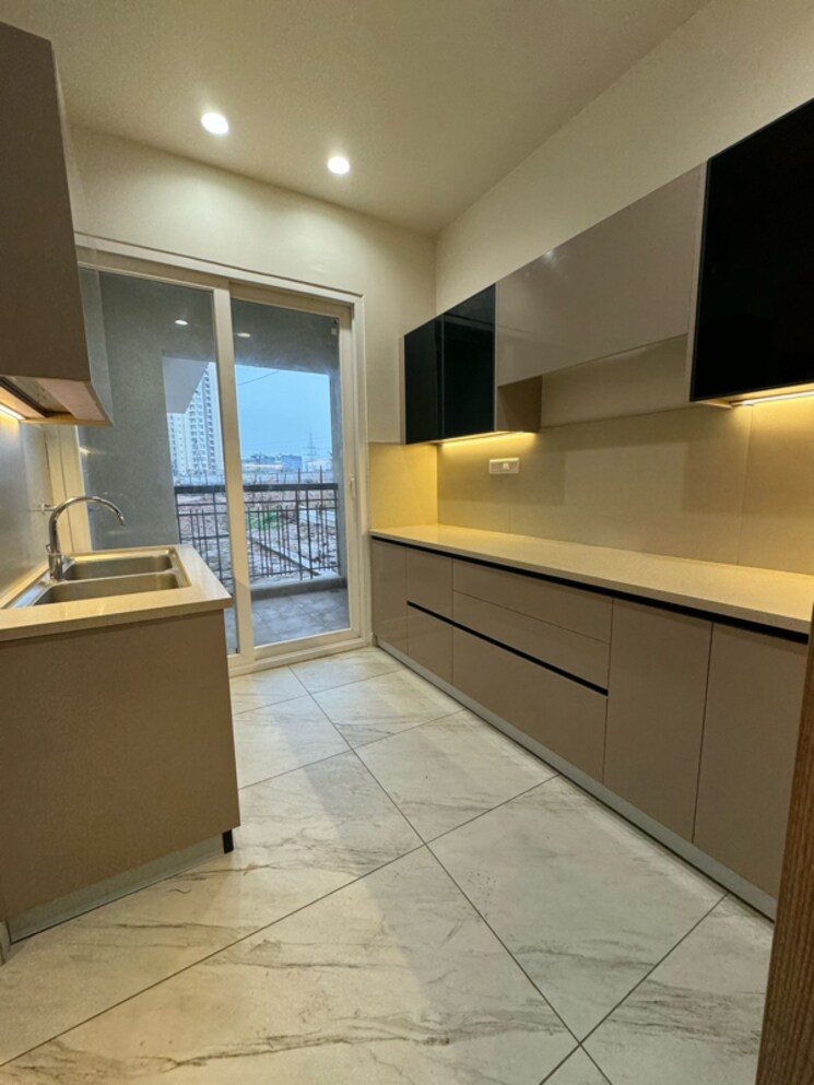 Kitchen, golden-sand-apartments 2 Bedroom 1410 Sq.Ft. Apartment In Dhakoli Zirakpur 7532381