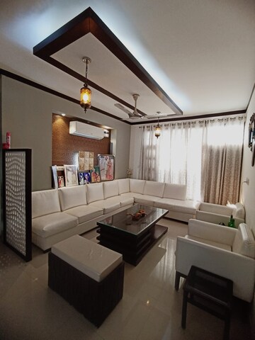Living Room in 3 BHK Apartment at Sushma Crescent, Dhakoli Village – for Sale