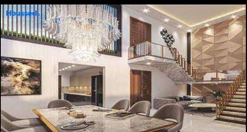 Living Room in 3 BHK Builder Floor at Omaxe Lake, North Mullanpur – for Sale