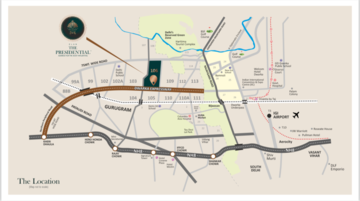 5 BHK Apartment – Map Location View at Sector 106 - for Sale