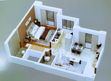Master Bedroom in 1 BHK Apartment at Andheri East – for Sale
