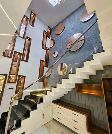 Staircase in 4 BHK Independent House at Sector 125 – for Sale