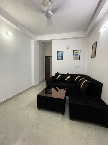 Living Room in 1.5 BHK Builder Floor at Chattarpur – for Sale