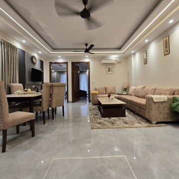 Living Room in 3 BHK Builder Floor at Chattarpur – for Sale
