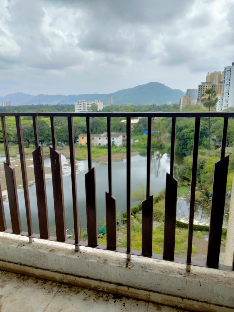 Balcony, dynamic-crest 1 Bedroom 550 Sq.Ft. Apartment In Shilphata Thane 7536421