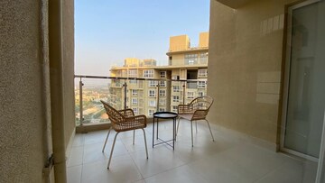 Staircase in 3 BHK Apartment at Bhartiya Nikoo Homes Phase 2, Thanisandra Main Road – for Sale