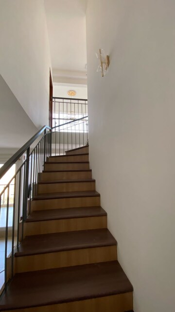Staircase in 3 BHK Apartment at Bhartiya Nikoo Homes Phase 2, Thanisandra Main Road – for Sale